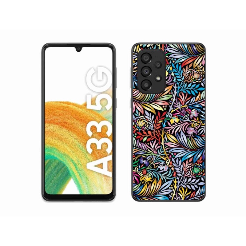 Gél borító mmCase Samsung Galaxy A33 5G - virágok 5