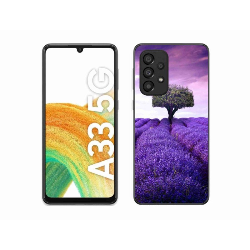 Gél védőhuzat mmCase Samsung Galaxy A33 5G - levendula rét