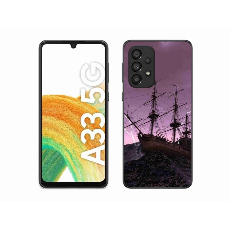 Zselés borítás mmCase Samsung Galaxy A33 5G - hajó a viharban