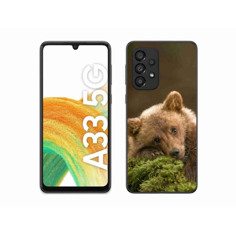 Zselés borítás mmCase Samsung Galaxy A33 5G - medve