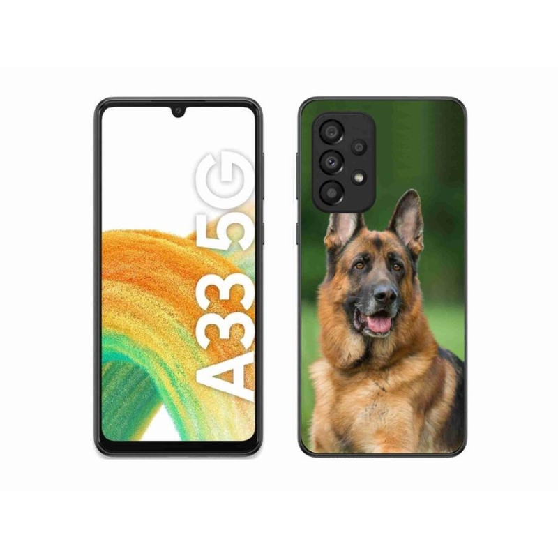 Gél borítás mmCase Samsung Galaxy A33 5G - Német juhászkutya számára