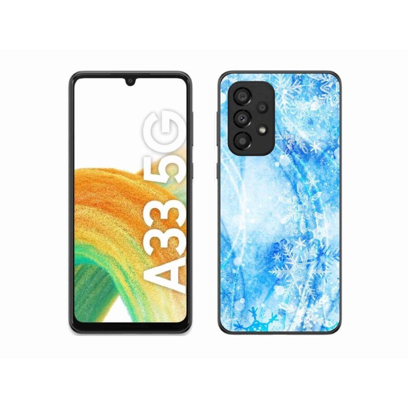 Zselés borítás mmCase Samsung Galaxy A33 5G - hópelyhekhez