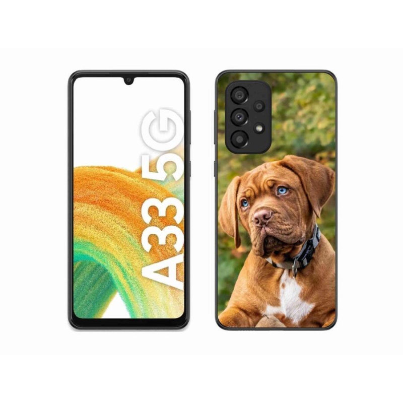 Zselés borítás mmCase Samsung Galaxy A33 5G - kölyökkutyakékhez