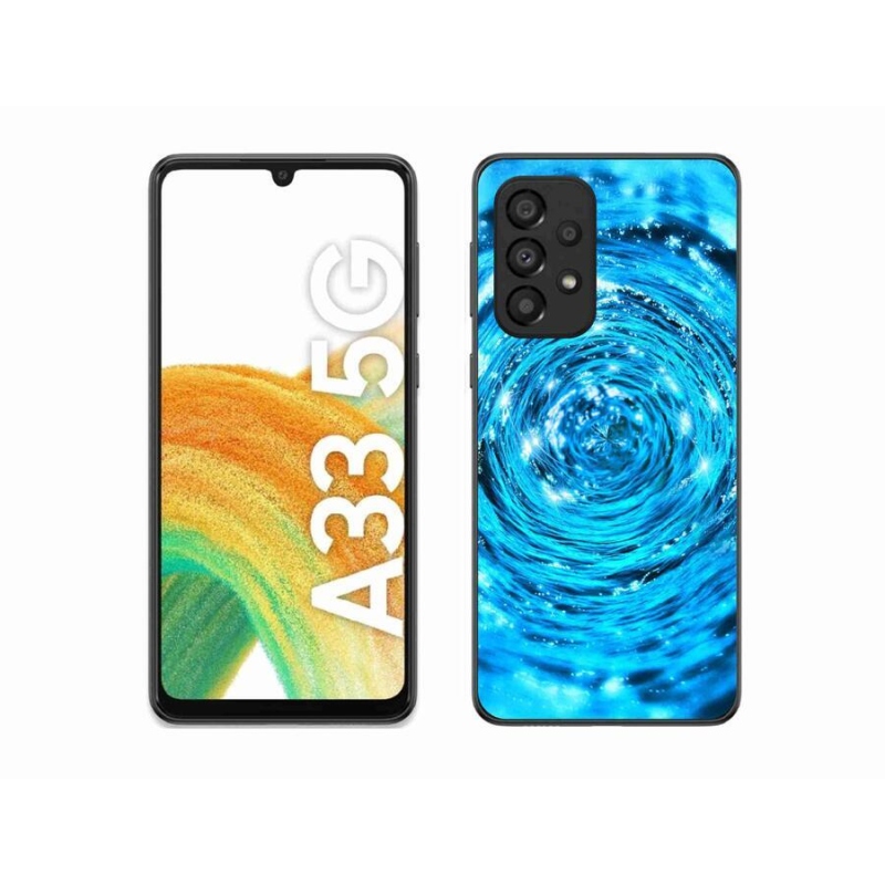 Gél borítás mmCase Samsung Galaxy A33 5G - vízörvény - Samsung Galaxy A33 5G számára