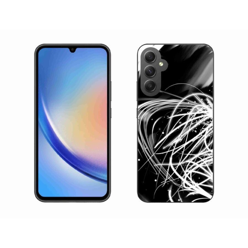 Gél védőburkolat mmCase Samsung Galaxy A34 5G - absztrakt 2