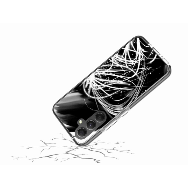 Gél védőburkolat mmCase Samsung Galaxy A34 5G - absztrakt 2