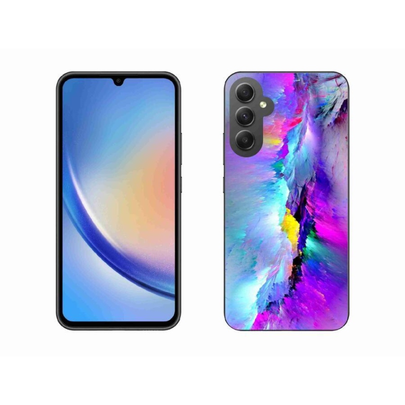 Gél borítás mmCase Samsung Galaxy A34 5G - absztrakt