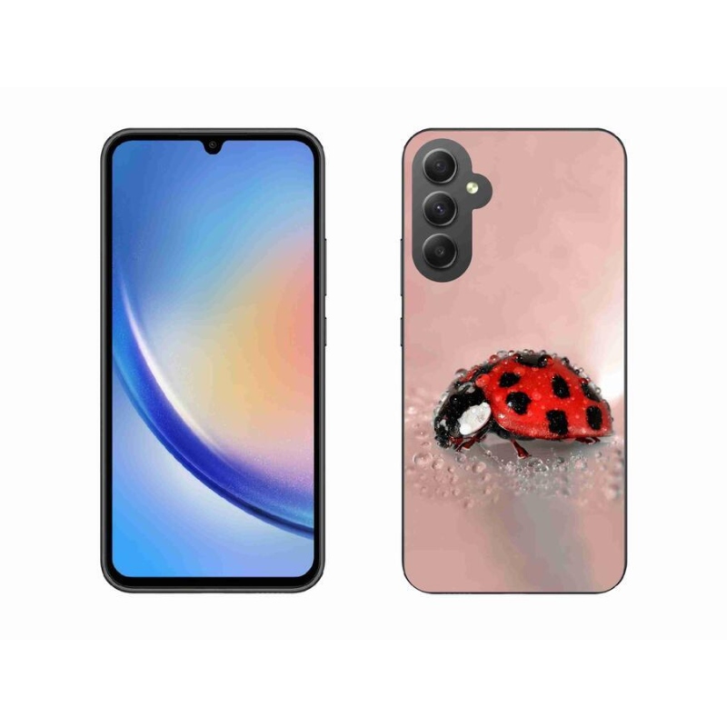 Zselés borítás mmCase Samsung Galaxy A34 5G - katicabogárhoz