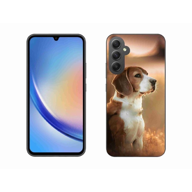 Gél védőburkolat mmCase Samsung Galaxy A34 5G - bézs színű