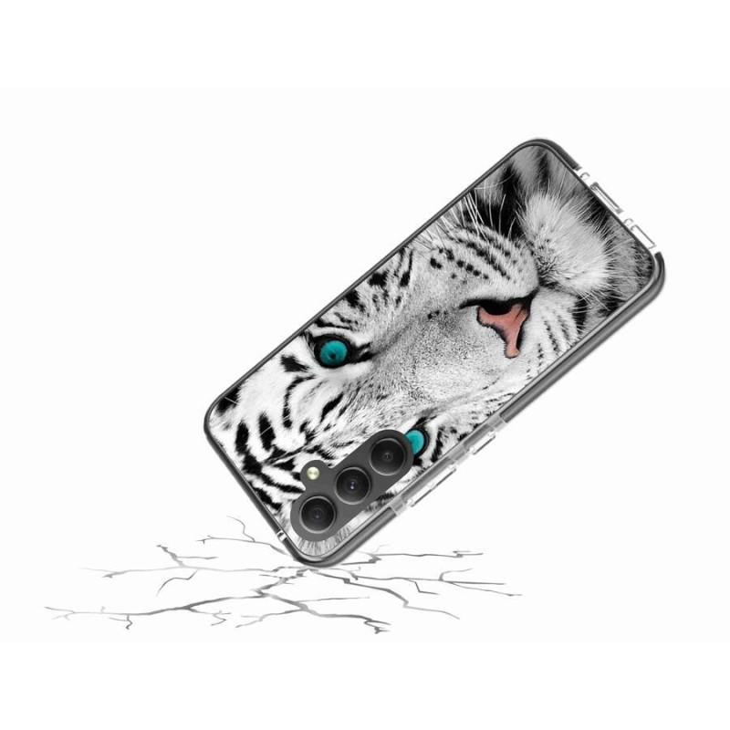 Gél védőhuzat mmCase Samsung Galaxy A34 5G - fehér tigris