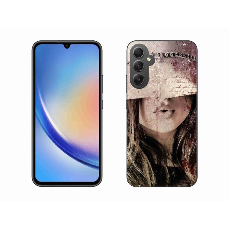 Gél védőhuzat mmCase Samsung Galaxy A34 5G - lányhoz