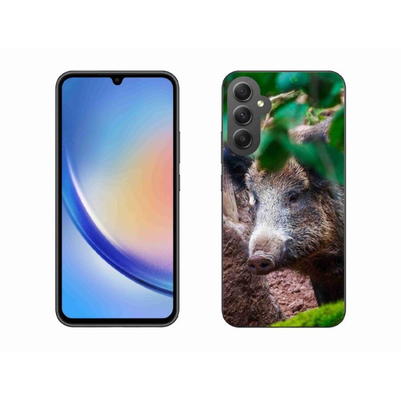 Gél borítás mmCase Samsung Galaxy A34 5G - vaddisznóhoz
