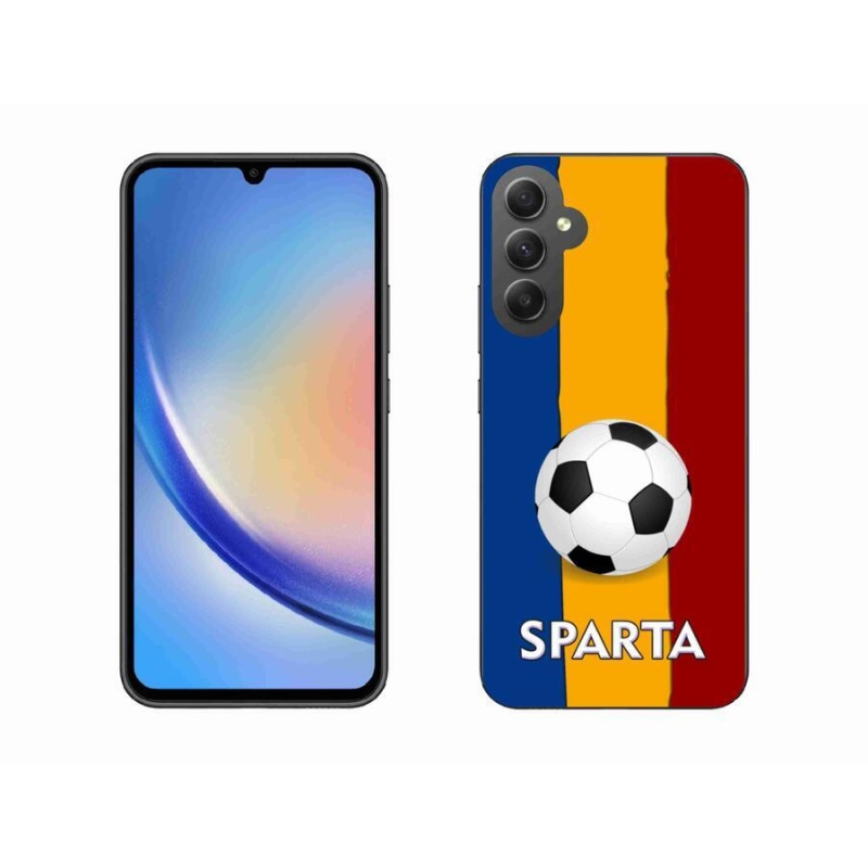 Gél védőburkolat mmCase Samsung Galaxy A34 5G - futball 1
