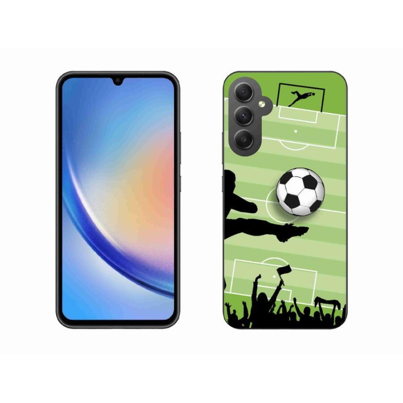 Gél védőburkolat mmCase Samsung Galaxy A34 5G - futball 3