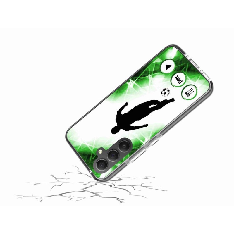 Zselés borítás mmCase Samsung Galaxy A34 5G - focista számára