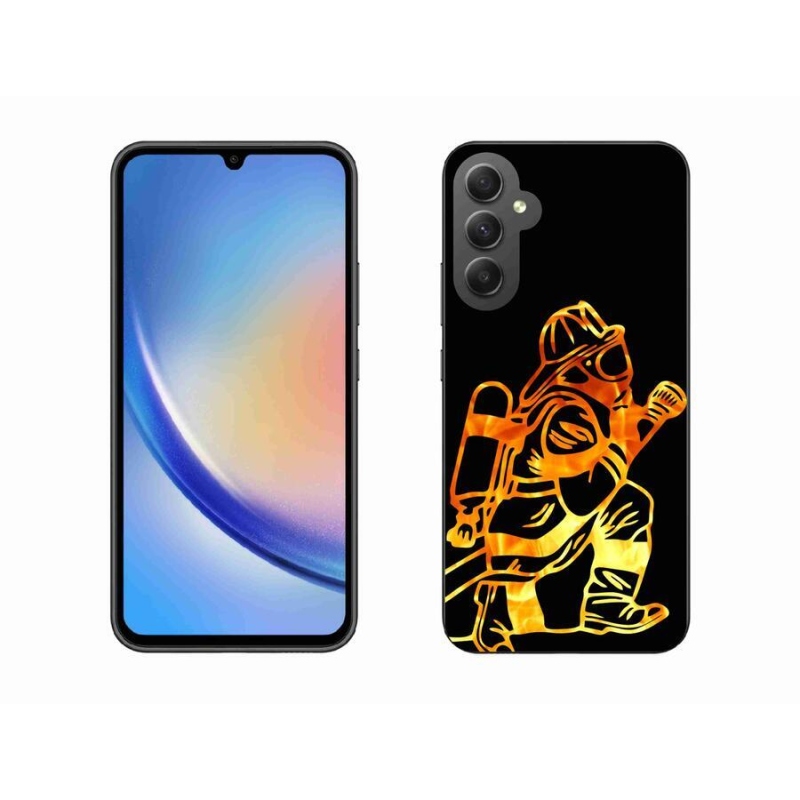 Zselés borítás mmCase Samsung Galaxy A34 5G - tűzoltó 1