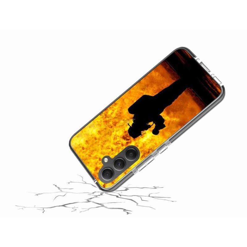 Gél borítás mmCase Samsung Galaxy A34 5G - tűzoltóhoz