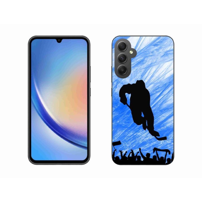 Gél borítás mmCase Samsung Galaxy A34 5G - hokijátékos számára