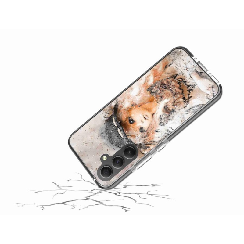 Gél borítás mmCase Samsung Galaxy A34 5G - kalapos lányhoz