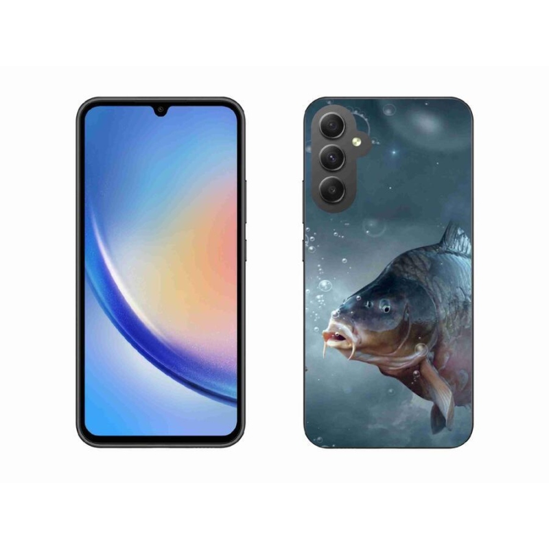 Gél borítás mmCase Samsung Galaxy A34 5G - ponty és buborékok