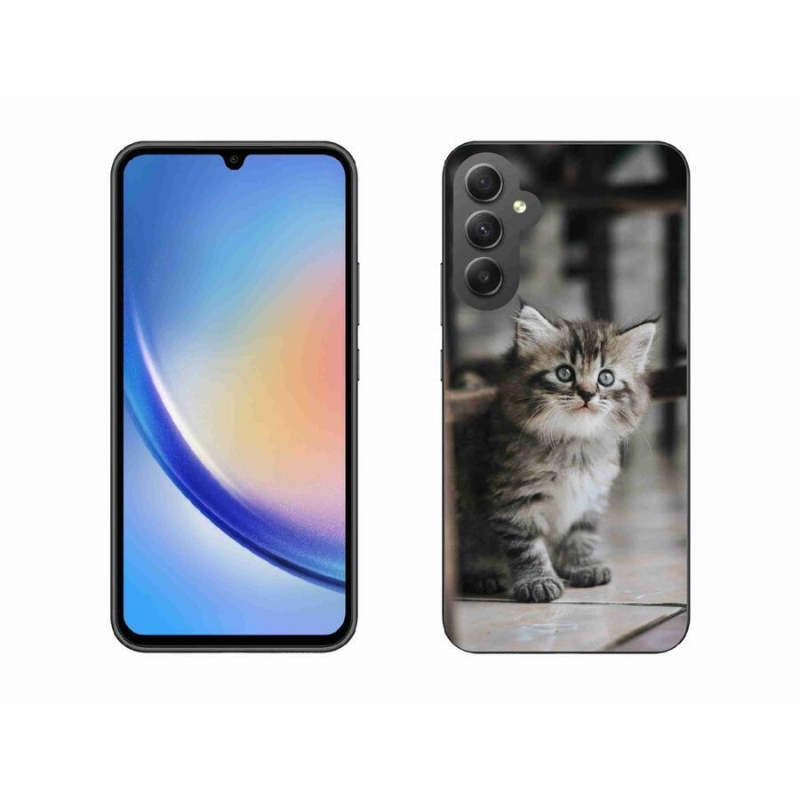 Zselés borítás mmCase Samsung Galaxy A34 5G - cica