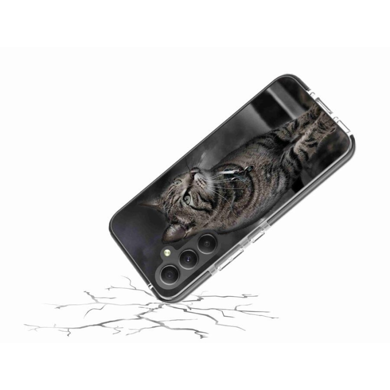 Zselés borítás mmCase Samsung Galaxy A34 5G - macska