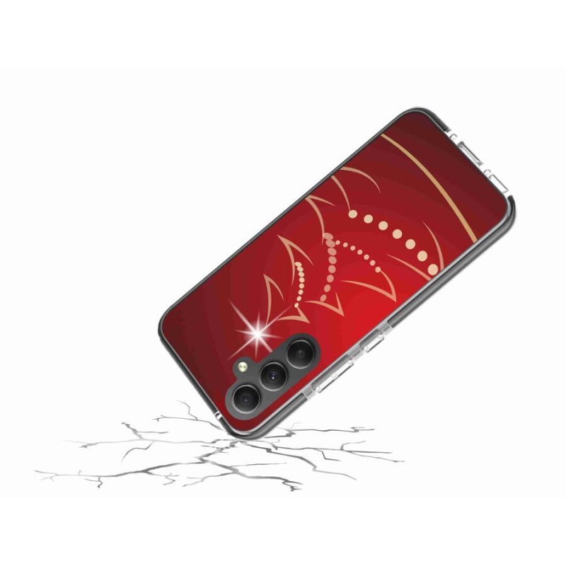 Gél borítás mmCase Samsung Galaxy A34 5G - karácsonyfa karikatúra