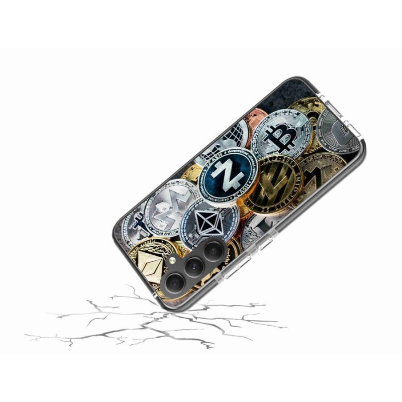Gél borítás mmCase Samsung Galaxy A34 5G - kriptovalutákhoz