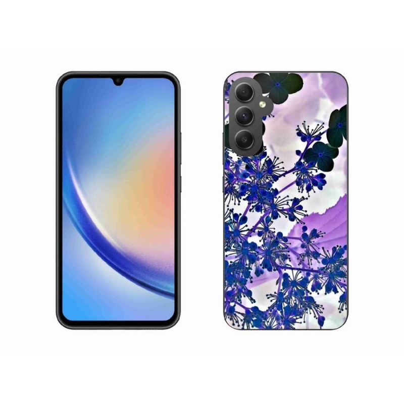 Gél borítás mmCase Samsung Galaxy A34 5G - hortenzia virág