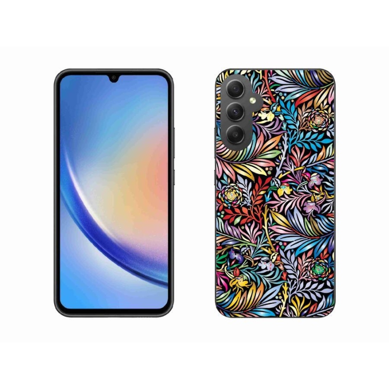 Gél borító mmCase Samsung Galaxy A34 5G - virágok 5