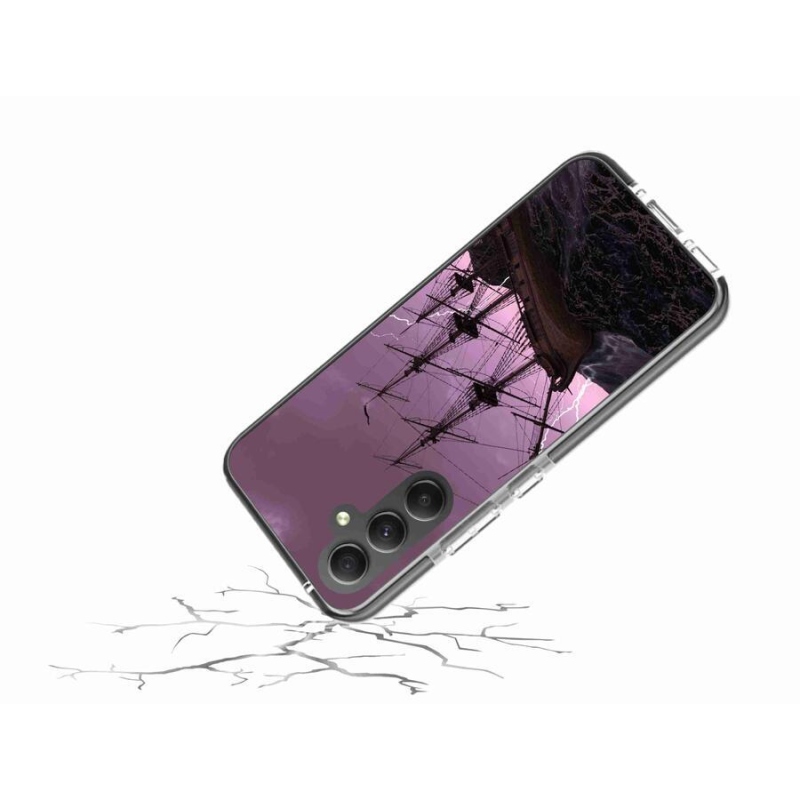 Zselés borítás mmCase Samsung Galaxy A34 5G - hajó a viharban