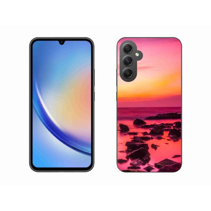 Gél borítás mmCase Samsung Galaxy A34 5G - tenger és ragyogás