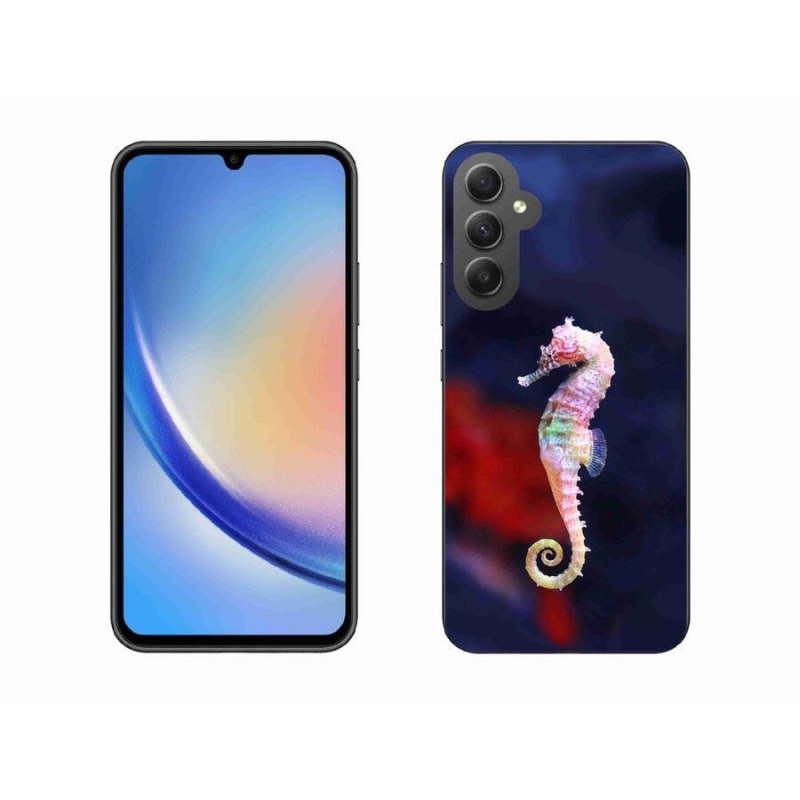 Zselés borítás mmCase Samsung Galaxy A34 5G - csikóhal - Samsung Galaxy A34 5G - csikóhal