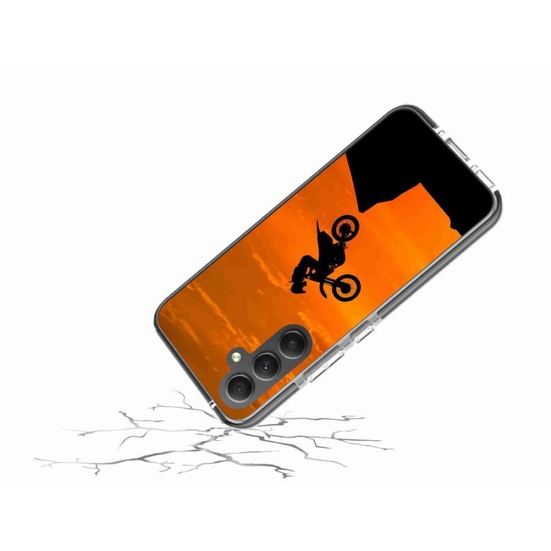 Zselés borítás mmCase Samsung Galaxy A34 5G - motocross