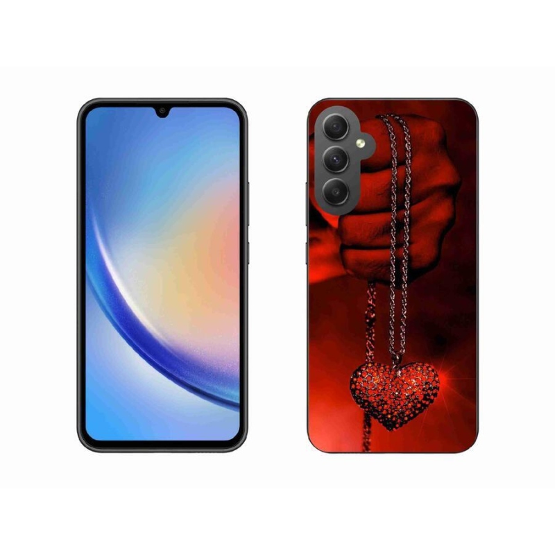 Gél borítás mmCase Samsung Galaxy A34 5G - nyaklánc