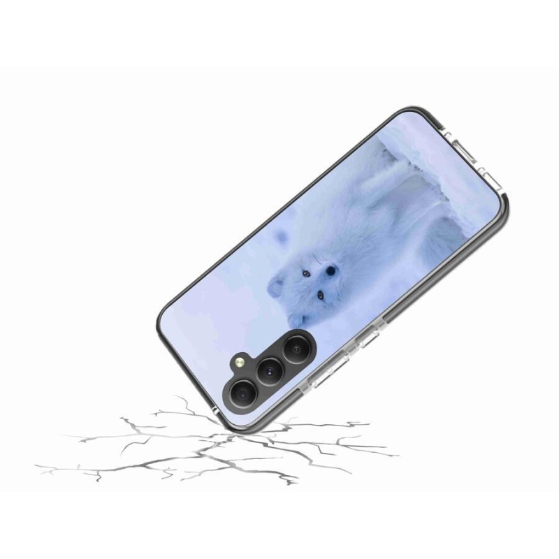 Gél védőhuzat mmCase Samsung Galaxy A34 5G - polár róka