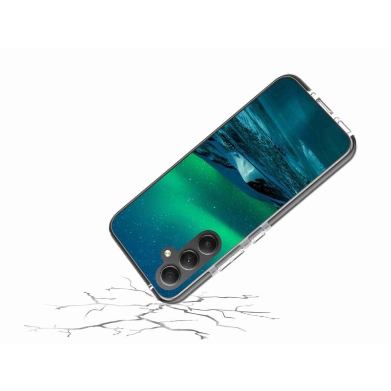 Gél borító mmCase Samsung Galaxy A34 5G - sarki fény - mmCase Samsung Galaxy A34 5G - aurora borealis