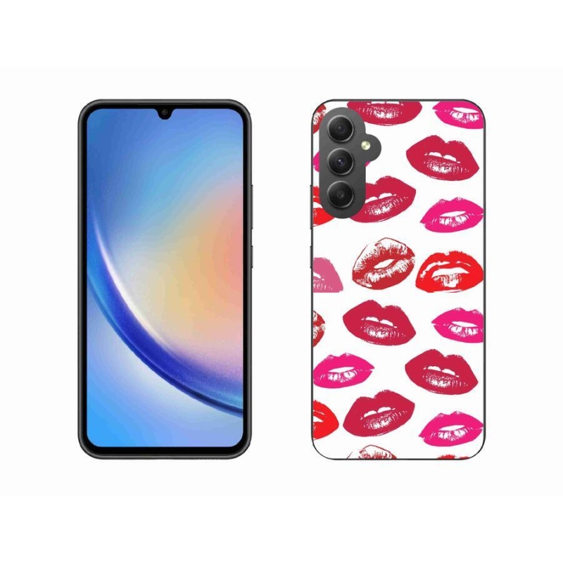 Zselés borítás mmCase Samsung Galaxy A34 5G - ajkakhoz