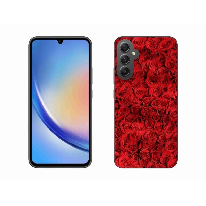 Zselés borítás mmCase Samsung Galaxy A34 5G - rózsaszínű