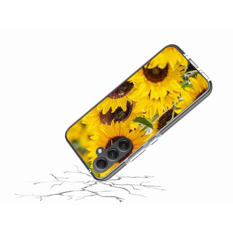 Zselés borítás mmCase Samsung Galaxy A34 5G - Napraforgó