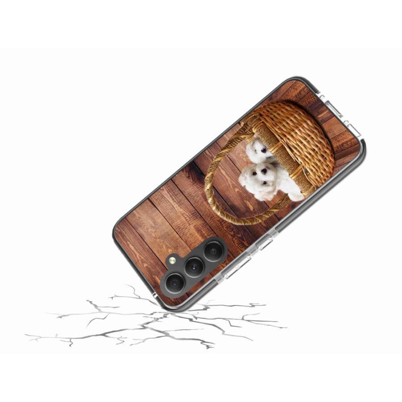 Gél védőhuzat mmCase Samsung Galaxy A34 5G - kölyökkutyákhoz