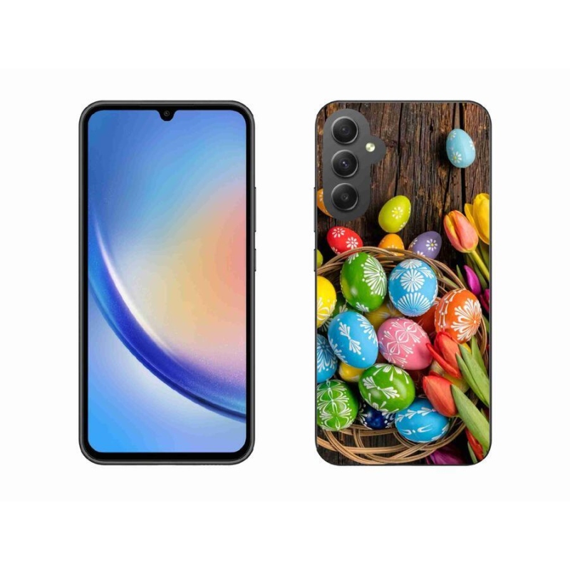 Gél védőhuzat mmCase Samsung Galaxy A34 5G - Húsvéti tojás