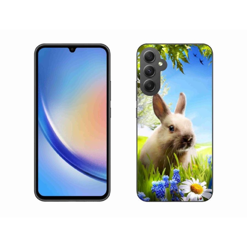 Zselés borítás mmCase Samsung Galaxy A34 5G - nyuszi