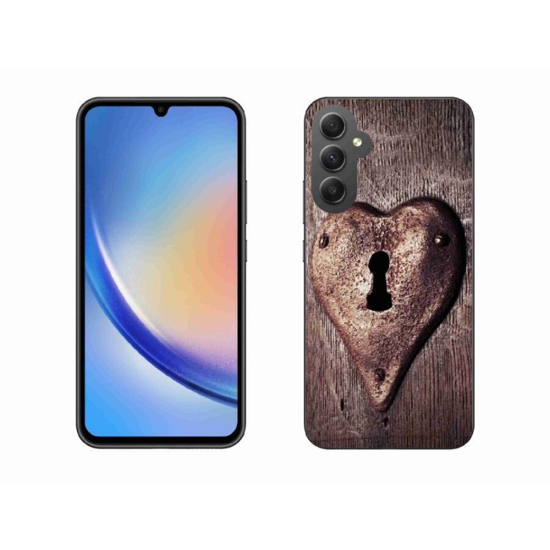 Zselés borítás mmCase Samsung Galaxy A34 5G - szív alakú zár