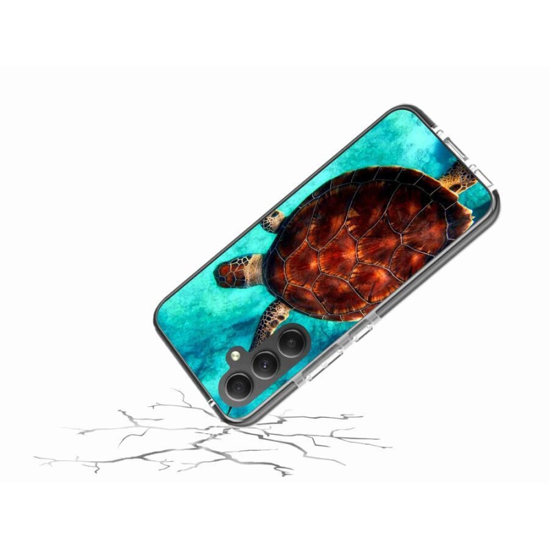 Gél védőhuzat mmCase Samsung Galaxy A34 5G - teknősbéka