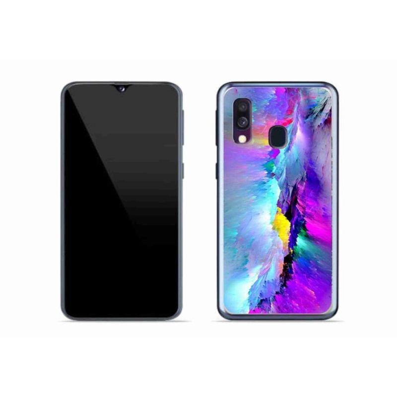 Gél borítás mmCase Samsung Galaxy A40 készülékhez - absztrakt
