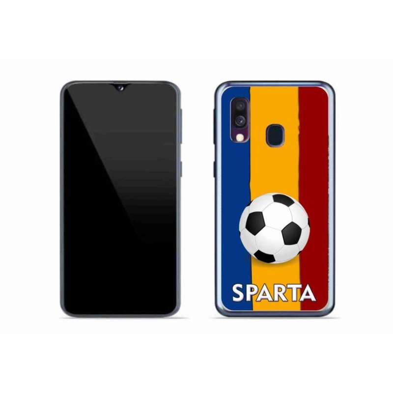 Gél borítás mmCase Samsung Galaxy A40 - futball 1