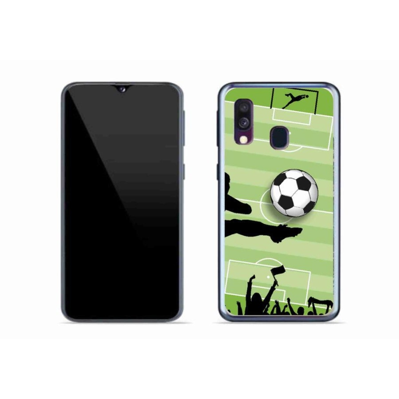 Gél borítás mmCase Samsung Galaxy A40 - futball 3