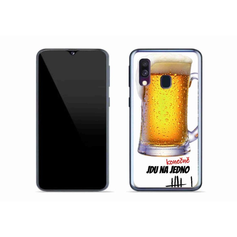 Gél borító mmCase Samsung Galaxy A40 - megyek az egyikhez