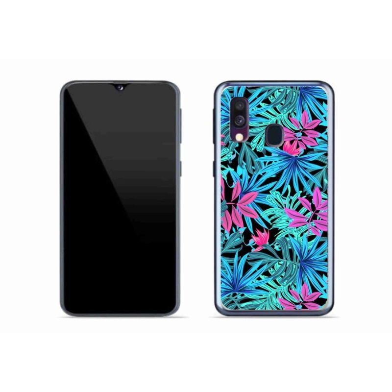 Gél borítás mmCase Samsung Galaxy A40 - virágok 3